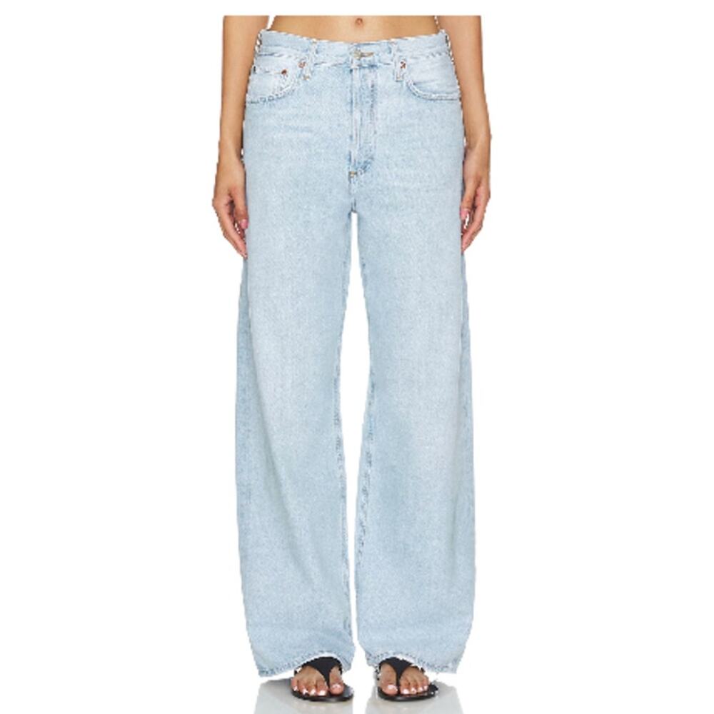 Agolde Light Wash Low Slung Baggy